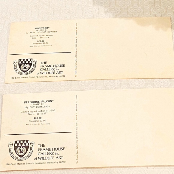 BUNDLE ONLY-Vintage Cottagecore Wildlife Art Gallery Postcard Set - Picture 7 of 10